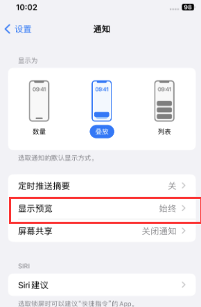 金寨苹果售后维修中心分享iPhone手机收不到通知怎么办 