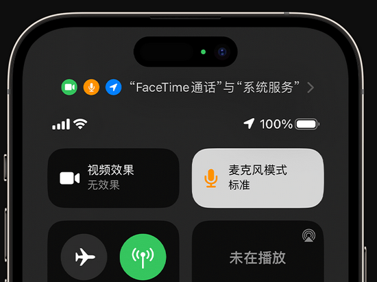 金寨苹果授权维修网点分享iPhone在通话时让你的声音更清晰 