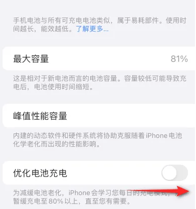 金寨苹果15维修分享iPhone15充电到80%就充不进电了怎么办 