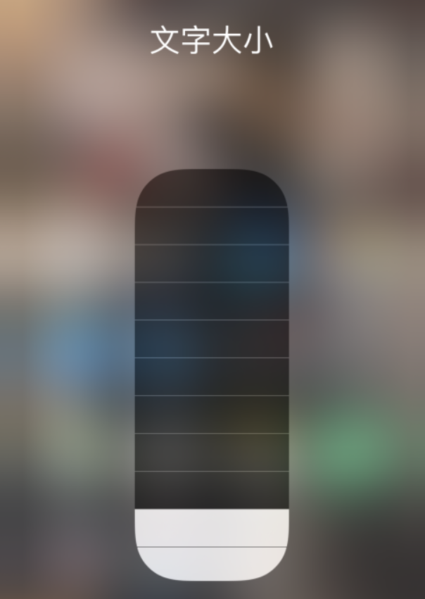 金寨苹果手机维修分享小技巧：在 iPhone 控制中心快速调节字体大小 